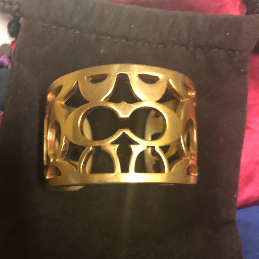 Vintage Coach cuff bracelet